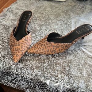 Stylish Leopard Print Mules
